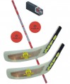 Hokejbalov� set MPS 504 - shaft, 2 �epele, 2 lopti�ky